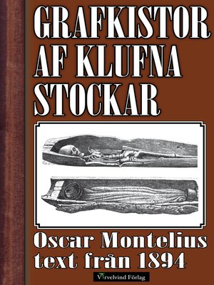 cover image of Grafkistor af klufna och urhålkade stockar